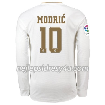 Fotbalový Dres Real Madrid Luka Modrić 10 Domácí 2019/20 Dlouhý Rukáv